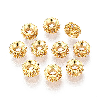 Brass Spacer Beads KK-N259-46-1
