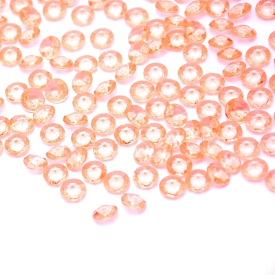 Acrylic Rhinestone Pointed Back Cabochons GACR-WH0003-01C-1