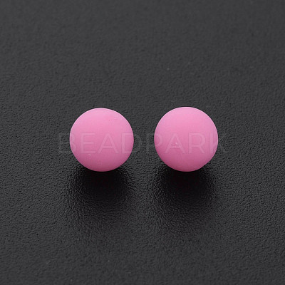 Opaque Acrylic Beads PAB702Y-B01-03-1