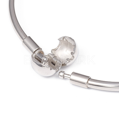 Non-Tarnish 304 Stainless Steel European Style Bangle Making MAK-G014-04P-1