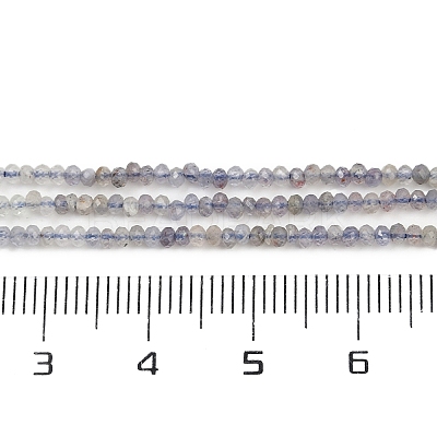 Natural Iolite Beads Strands G-F789-02-1