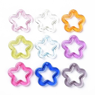 Transparent Acrylic Beads MACR-S373-24-B-1
