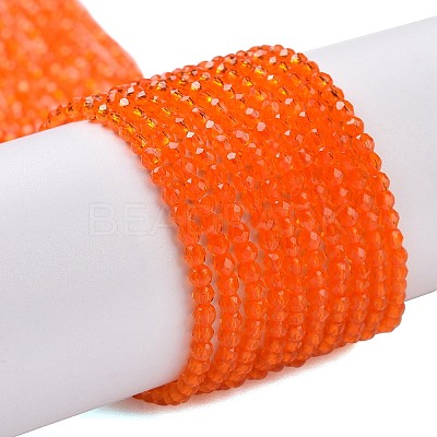 Transparent Glass Beads Strands LS-GLAA-H021-04-26-1
