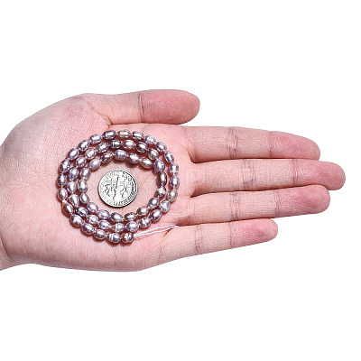 Natural Cultured Freshwater Pearl Beads Strands PEAR-N012-04O-1