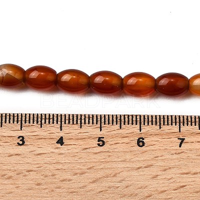 Natural Red Agate Beads Strands G-F801-F01-01A-1