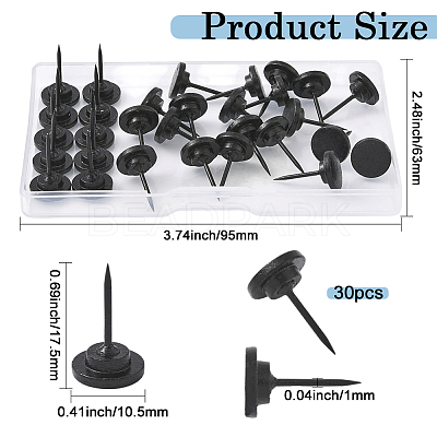 30Pcs Zinc Alloy Drawing Pins FIND-WH20033-036EB-1