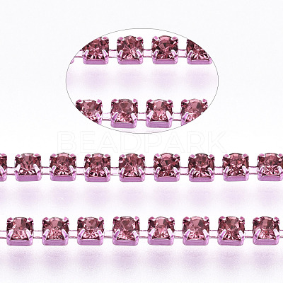 Electrophoresis Iron Rhinestone Strass Chains CHC-Q009-SS6.5-B15-1