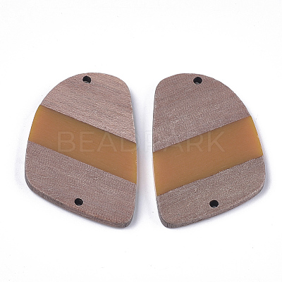 Resin & Walnut Wood Links connectors RESI-S367-14-1
