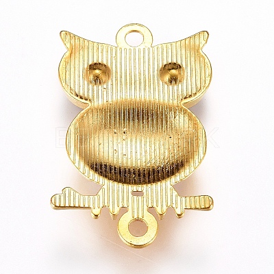 Alloy Rhinestone Links connectors RB-B062-A01G-1