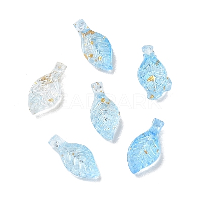 Transparent Acrylic and Gold Foil Pendants AC-CBAF9C1-04A-10-1