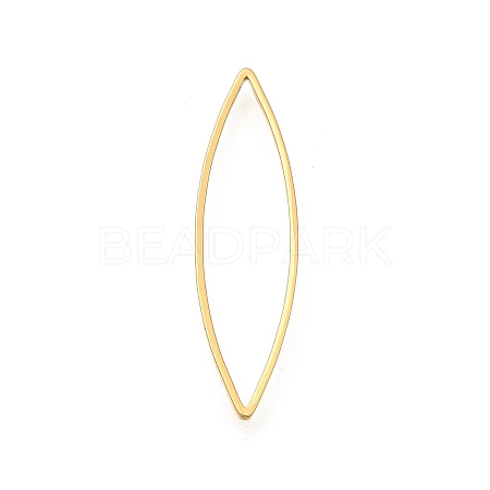Brass Open Back Bezel Link Rings X-KK-B152-08B-G-1