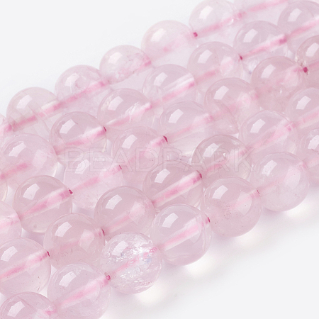 Natural Rose Quartz Beads Strands G-C076-12mm-3-1