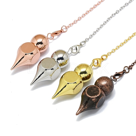 Brass Dowsing Pendulum Big Pendants G-Q165-04-1