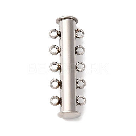 304 Stainless Steel Slide Lock Clasps STAS-A117-07A-P-1