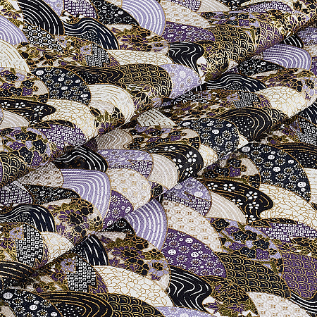 Japanese Style Cotton Fabric DIY-WH0504-889D-1