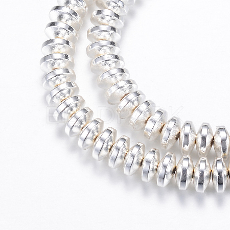 Electroplate Non-magnetic Synthetic Hematite Bead Strands LS-G-Q465-19S-1