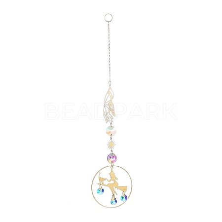 Brass Big Pendant Decorations LS-HJEW-M005-01G-01-1