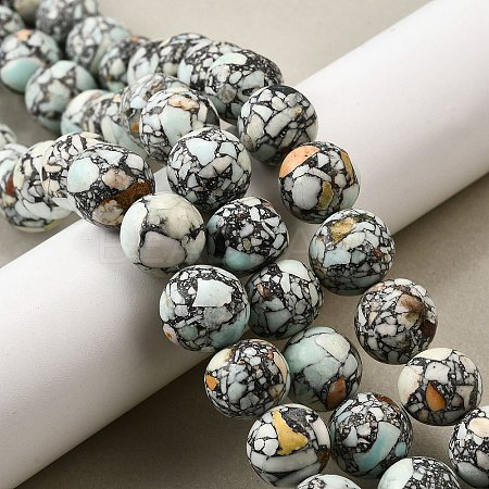Synthetic Turquoise Beads Strands G-F791-D01-02A-1