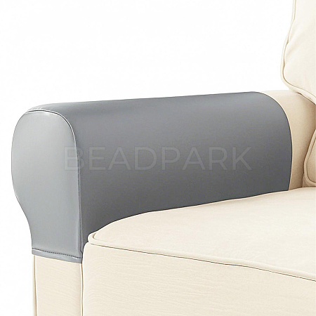2Pcs Imitation Leather Sofa Armrest Covers AJEW-WH20070-167B-1