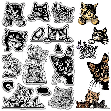 Custom PVC Plastic Clear Stamps DIY-WH0439-0381-1