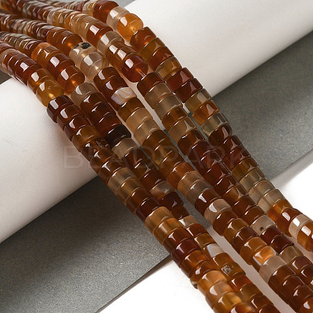 Natural Red Agate Beads Strands G-NH0017-E01-01-1