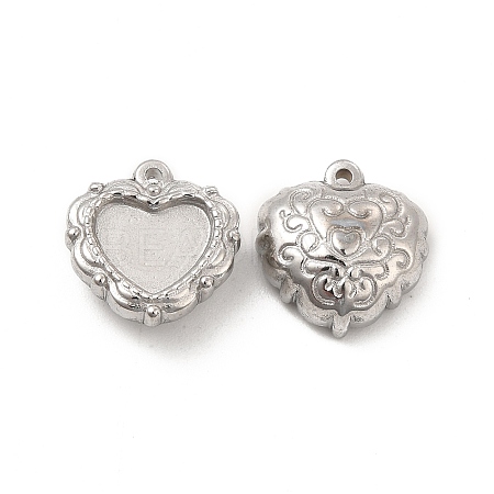 Non-Tarnish 304 Stainless Steel Pendants STAS-B032-33P-1