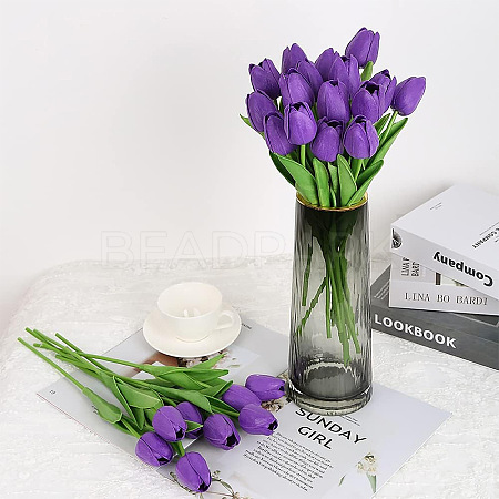 Plastic Artificial  Flower PW-WGCD083-08-1