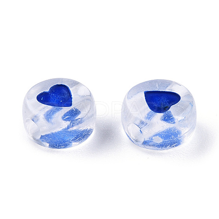 Transparent Acrylic Enamel Beads MACR-N008-60G-1