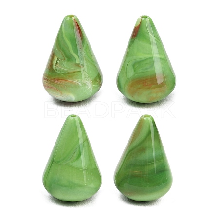 Opaque Acrylic Imitation Gemstone Beads OACR-G064-14B-1