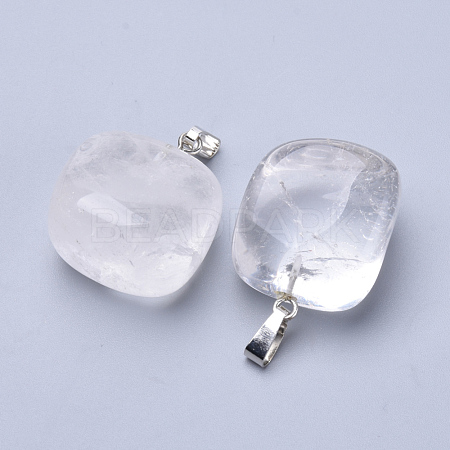 Natural Quartz Crystal Pendants G-S282-13-1