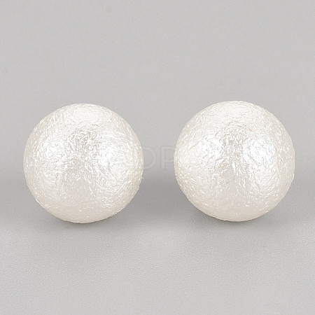 Imitation Pearl Acrylic Beads ACRP-R008-6mm-02-1