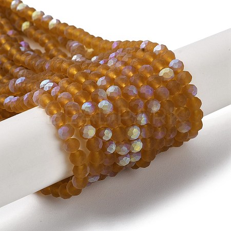 Transparent Glass Beads Strands EGLA-A044-T4mm-MB02-1