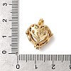 Rack Plating Brass Micro Pave Cubic Zirconia Pendants X-KK-U022-01G-3