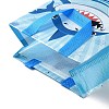 Cartoon Printed Shark Non-Woven Reusable Folding Gift Bags with Handle ABAG-F009-D04-3