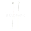 50MM Silver Color Plated Brass Eye Pins X-EPC5.0cm-S-5