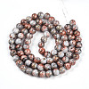 Baking Paint Glass Beads Strands DGLA-N003-10mm-B05-3