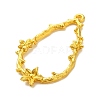 Rack Plating Alloy Pendants FIND-C063-10G-2