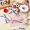25 Yards Sport Ball Theme Printed Polyester Grosgrain Ribbon OCOR-WH20002-03A-03-4