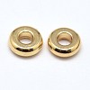 Brass Flat Round Spacer Beads X-KK-M085-13G-NR-2