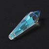 Transparent Glass Big Cone Pendulum Pendants MACR-WH0007-66-2