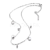 304 Stainless Steel Pendant Necklaces STAS-A049-18-3