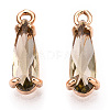 Faceted Glass Pendants GLAA-T010-004B-1
