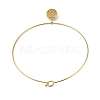 Brass with ABS Imitation Pearl Charm Necklace BJEW-Q350-05D-G-3