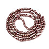 Baking Paint Glass Pearl Bead Strands HY-Q003-3mm-92-2