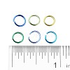 6 Colors Aluminum Wire Open Jump Rings ALUM-X0001-01A-3