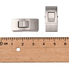 Non-Tarnish 304 Stainless Steel Bayonet Clasps STAS-I171-10P-3
