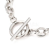 Tarnish Resistant Unisex 304 Stainless Steel Figaro Chain Bracelets BJEW-H541-06A-P-2