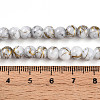 Baking Paint Glass Beads Strands DGLA-N003-6mm-B01-5