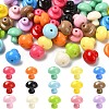 50Pcs Opaque Acrylic Beads OACR-CJ0002-65-1