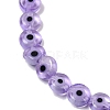 Handmade Evil Eye Lampwork Beads Strands LAMP-G164-10A-02-3